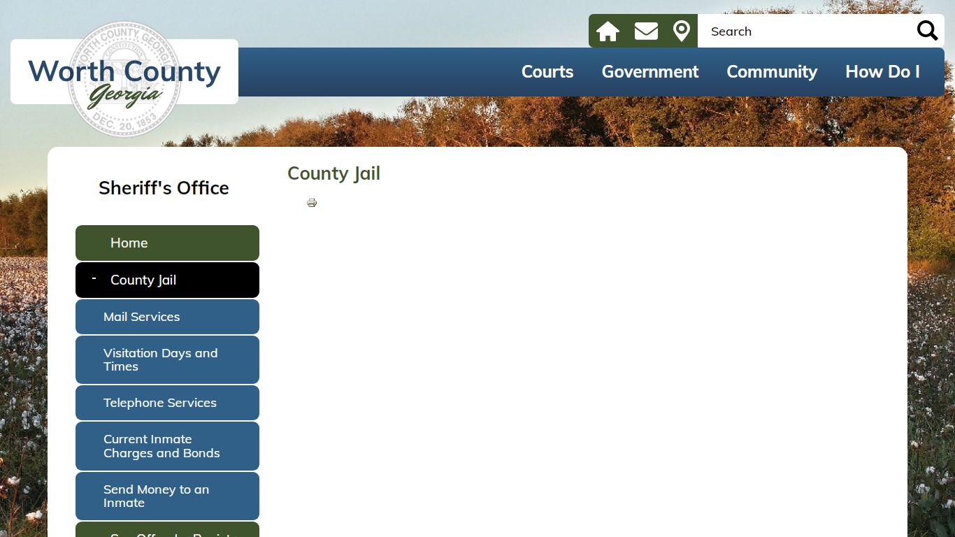 County Jail | Worth County Georgia